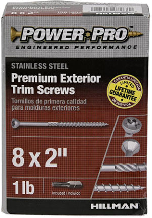 8X2-1/2 305SS TRIM PP 5 LB POWER PRO