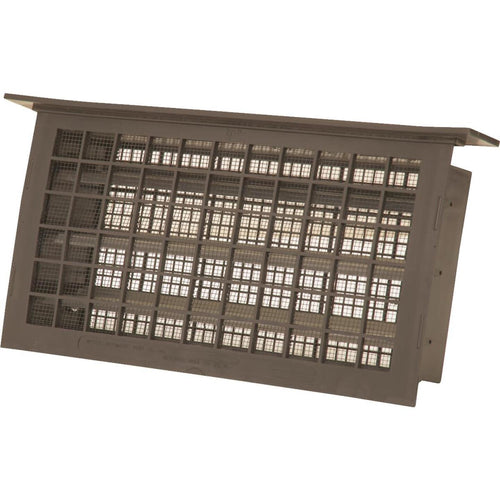 Witten 8 In. x 16 In. Brown Automatic Foundation Ventilator with Lentil