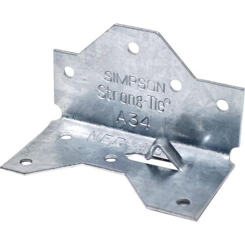 Simpson Strong-Tie ZMax Galvanized Steel 1-7/16 In. x 2-1/2 In. 18 ga Framing Angle