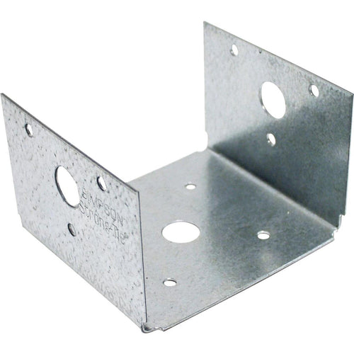 Simpson Strong-Tie 4 In. x 4 In. 18 ga Galvanized Post Cap & Half Base