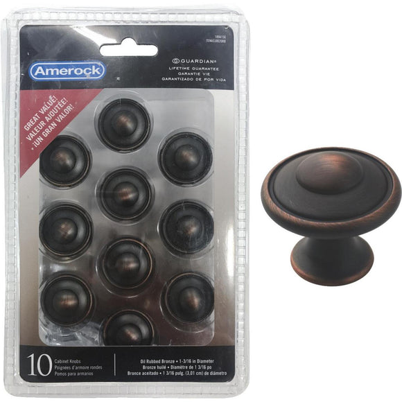 Amerock Allison Oil Rubbed Bronze 1-3/16 In. Cabinet Knob