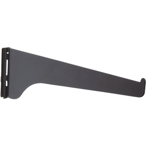 Knape & Vogt 180 Series 6 In. Black Steel Regular-Duty Single-Slot Shelf Bracket