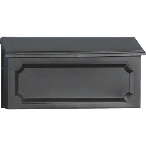 Gibraltar Windsor Black Horizontal Wall Mount Mailbox