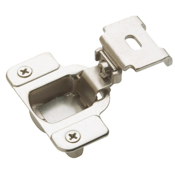 Amerock Matrix Nickel 1-1/4 In. European Self-Closing Concealed Hinge, (2-Pack)