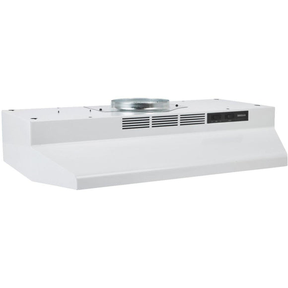 Broan-Nutone F Series 30 In. Convertible White Range Hood