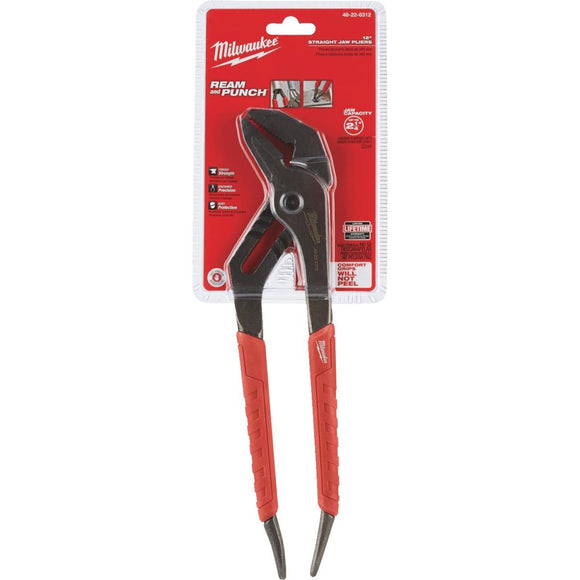 Milwaukee 12 In. Straight Jaw Groove Joint Pliers