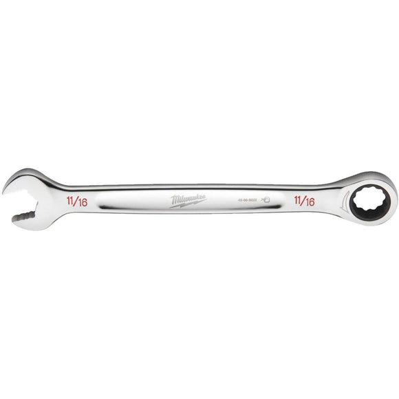 Milwaukee Standard 11/16 In. 12-Point Ratcheting Combination Wrench