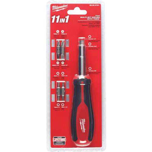 Milwaukee 11-in-1 Multi-Bit Screwdriver with Square Drive