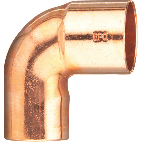 Mueller Streamline 3/8 In. 90 Degree Close Ruff Copper Street Elbow