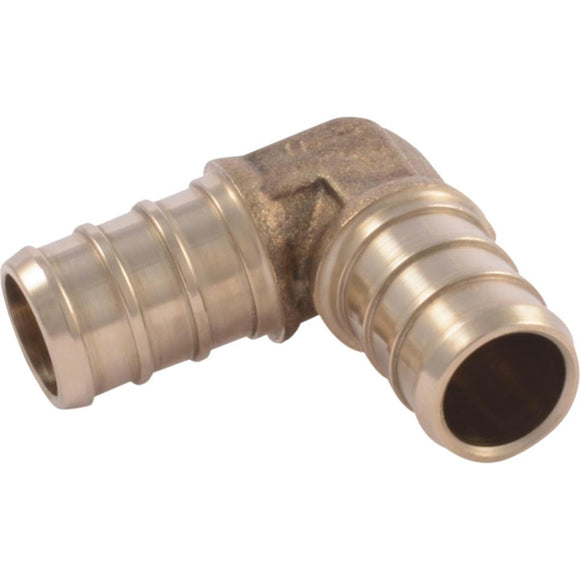 SharkBite 1/2 In. x 1/2 In. Barb Brass PEX Elbow (25-Pack)