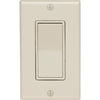 Leviton Decora Residential Grade 15 Amp Rocker Single Pole Switch, Light Almond