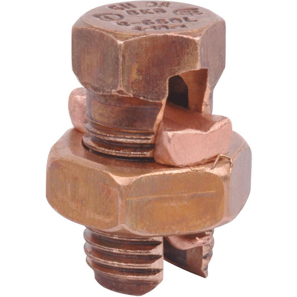 Blackburn 6 Sol. to 8 Sol. Silicon Bronze Alloy High-Strength Split Bolt Connector