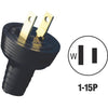 Leviton 15A 125V 2-Wire 2-Pole Round Cord Plug