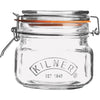 Kilner 17 Oz. Square Clip Top Glass Storage Jar