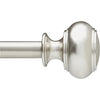 Umbra Dorset 28 In. To 48 In. 5/8 In. Single Nickel Curtain Rod