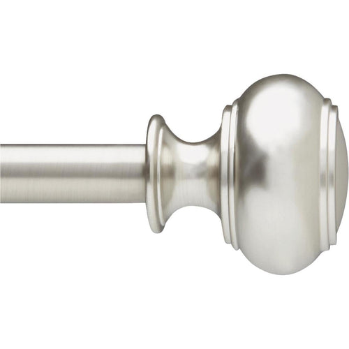 Umbra Dorset 48 In. To 88 In. 5/8 In. Single Nickel Curtain Rod
