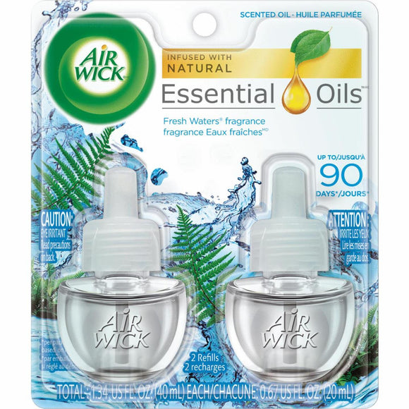 Air Wick Fresh Waters Scented Oil Refill (2-Pack)