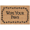 Americo Home Wipe Your Paws 18 In. x 30 In. Coir/Vinyl Door Mat