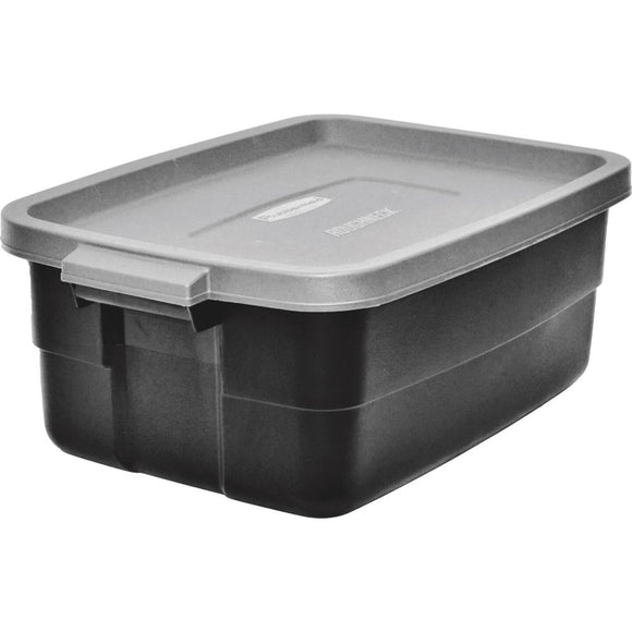 Rubbermaid Roughneck 10 Gal. Black Storage Tote