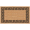 Americo Home Greek Key 18 In. x 30 In. Coir/Vinyl Door Mat