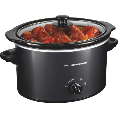 Hamilton Beach 3 Quart Black Slow Cooker