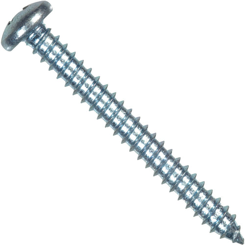 Hillman #8 x 3/8 In. Phillips Pan Head Zinc Sheet Metal Screw (100 Ct.)