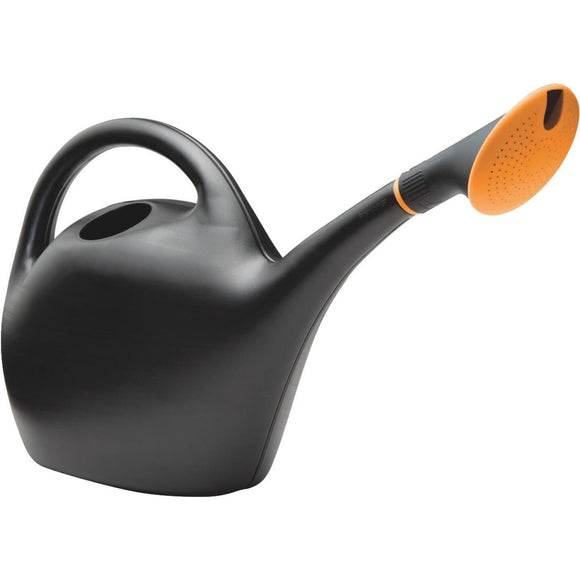 Bloem Easy Pour 2.6 Gal. Black Plastic Watering Can