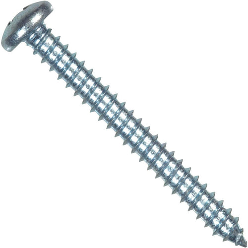 Hillman #8 x 2-1/2 In. Phillips Pan Head Zinc Sheet Metal Screw (100 Ct.)