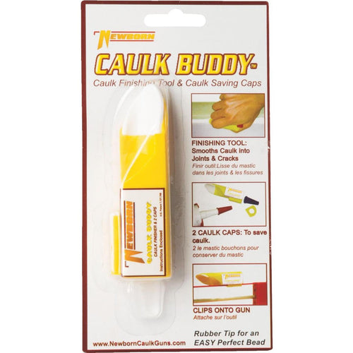 Caulk Buddy Finishing Tool with 2 Nozzle Caps