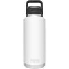 Yeti Rambler 36 Oz. White Stainless Steel Insulated Vacuum Bottle with Chug Cap