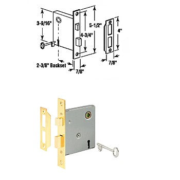 PrimeLine/SlideCo E2294 Motise Lock Assembly ~ For 1/4