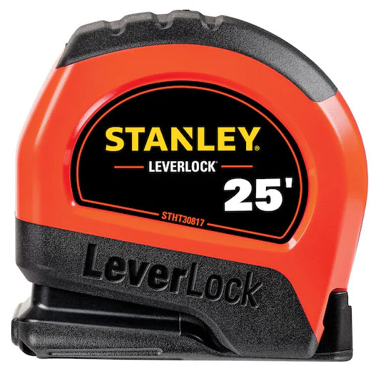 Stanley 25 ft High-Visibility LEVERLOCK® Tape Measure