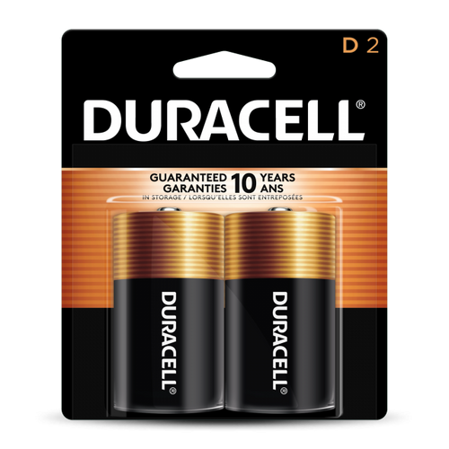 Duracell Coppertop D Alkaline Batteries