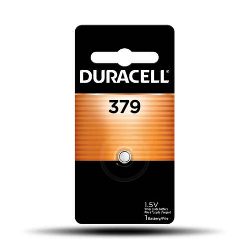 Duracell 379 Silver Oxide Button Battery