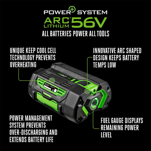 Ego POWER+ 5.0 Amp Hour Battery With Fuel Gauge
