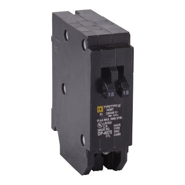 Schneider Electric Square D 1-30-Amp 1-20-Amp Single-Pole Tandem Circuit Breaker