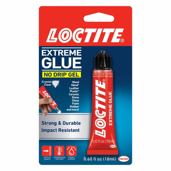 Loctite Extreme Glue No Drip Gel Clear