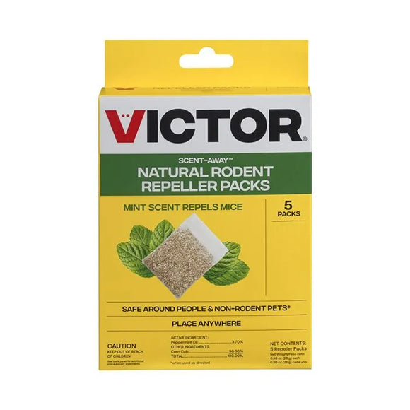 Victor® Scent-Away™ Natural Rodent Repeller Packs