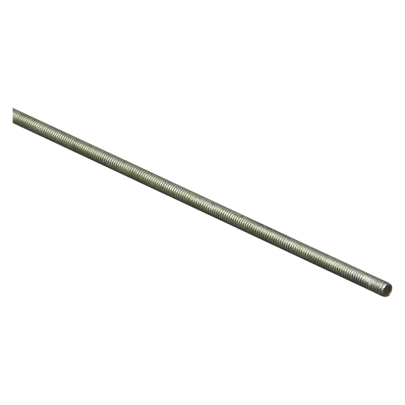 National Hardware Steel Threaded Rods Coarse Thread Zinc Plated