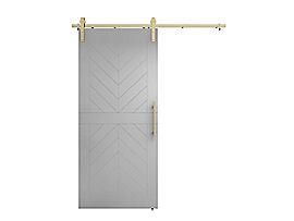 National Hardware Designer Interior Barn Door Kit