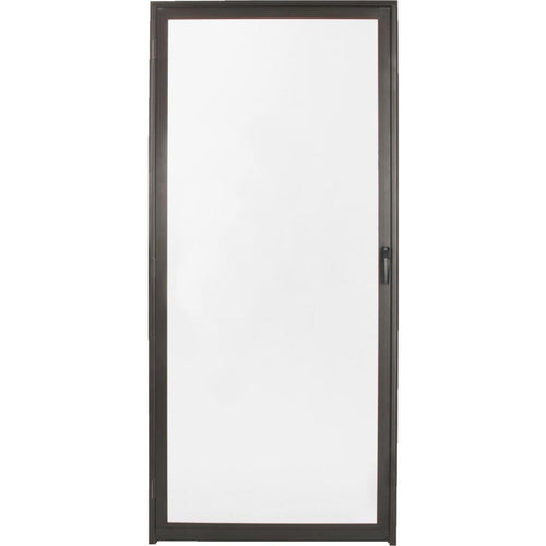 Croft Imperial Style 36 In. W x 80 In. H x 1-7/8 In. Thick Bronze Full View Aluminum Storm Door