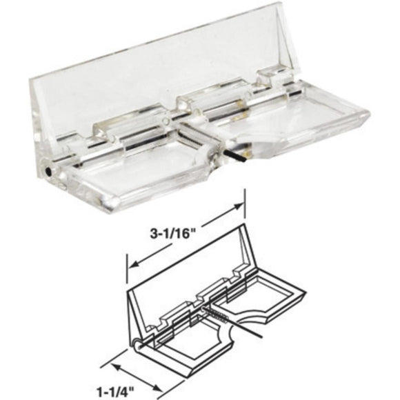 Defender Security Glass Surface Flip Patio Door Lock (2-Pack)