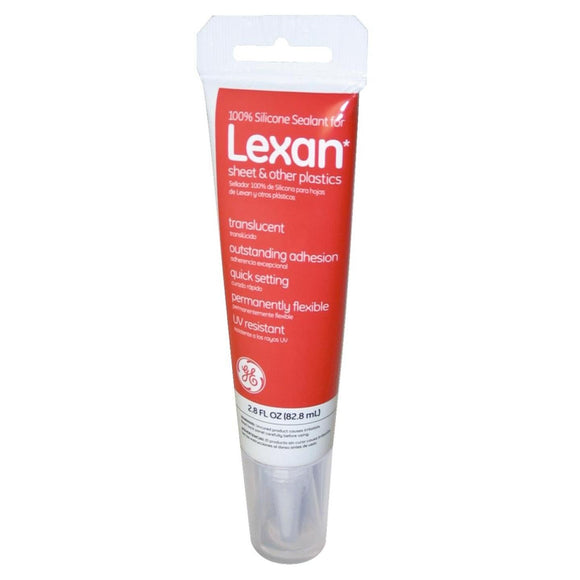 GE Lexan 2.8 Oz. Silicone Sealant, Clear