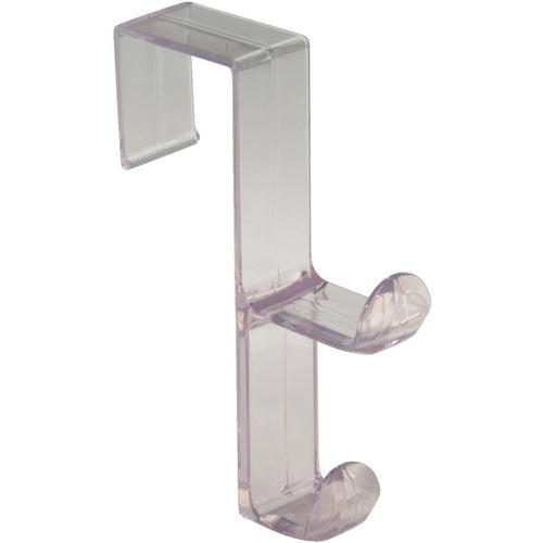 InterDesign Plastic Clear 1 In. Over-the-Door Hook
