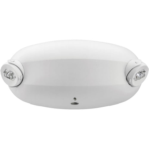 Lithonia Quantum 2-Bulb White Thermoplastic LED Aimable Optics Emergency Light