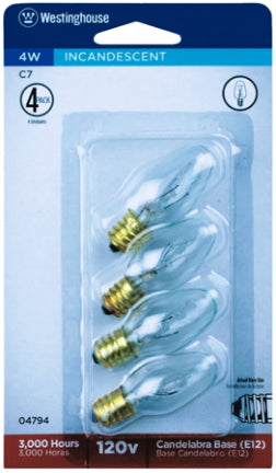 4W C7 CLEAR NITE LITE 4/CD