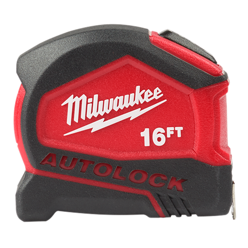 Milwaukee Compact Auto-Lock Tape Measures 16 ft. L x 1.88 in.