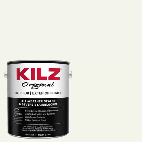 KILZ Original 1 gal. White Oil-Based Low-VOC Interior and Exterior Primer