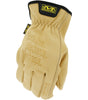 Mechanix Wear Leather Work Gloves Leather Cow Driver Women's Small, Brown