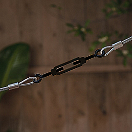 National Hardware Turnbuckle Eye and Eye 1/4 x 7-1/2, Storm Shine